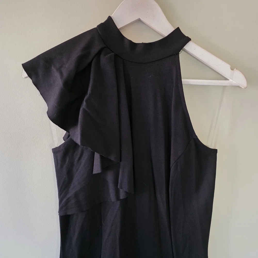 Lulus L Modern Feminine Classic Formal Wedding Guest Cocktail One Shoulder Dress - Picture 5 of 14